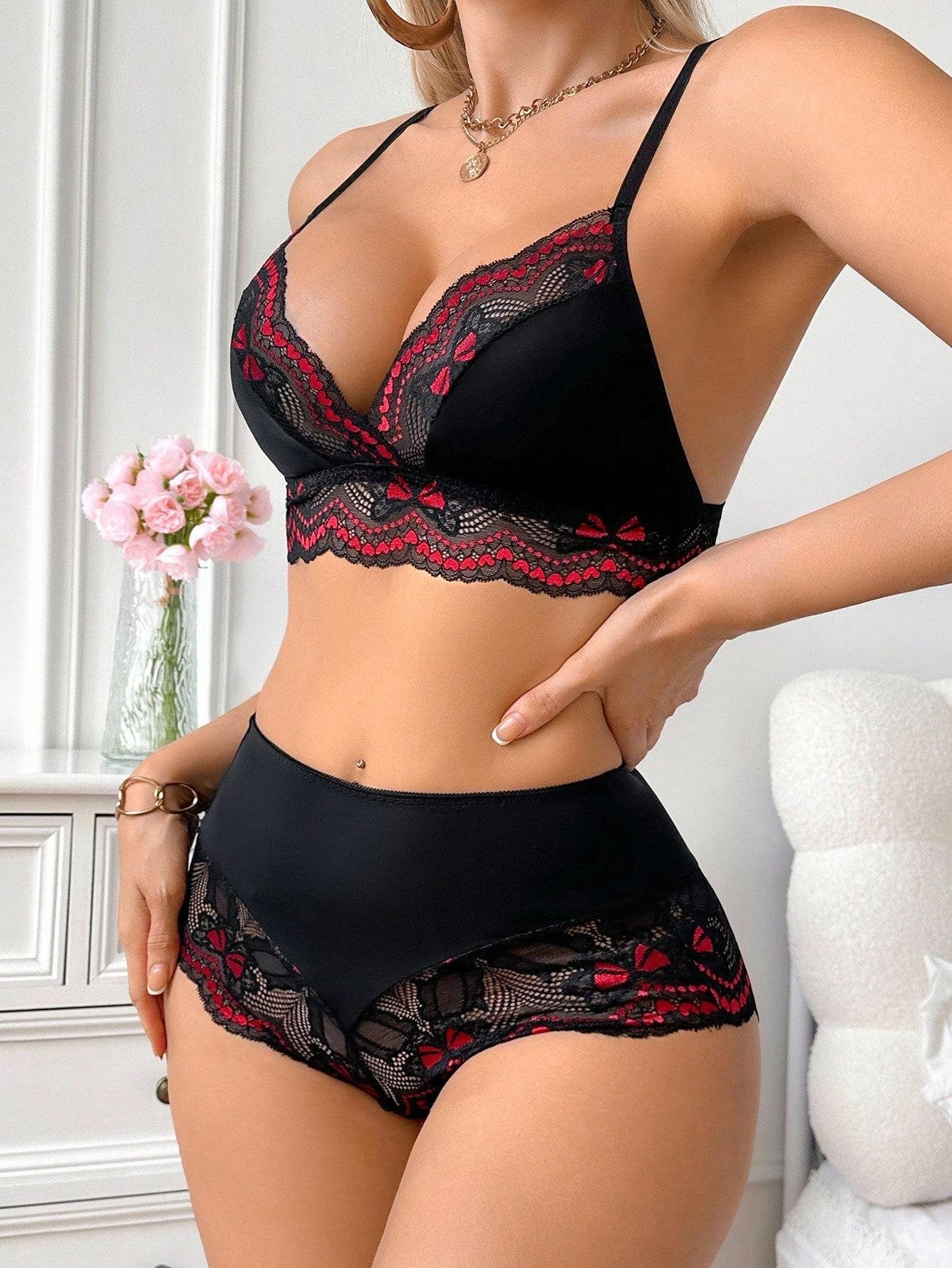 2pcs Lace Camisole & Panty Set - Image 2